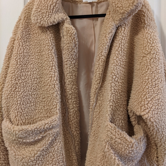 Baggy teddy coat - Picture 2 of 2